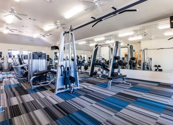 Modern Fitness Center at Villages of Briggs Ranch, Texas, 78245
