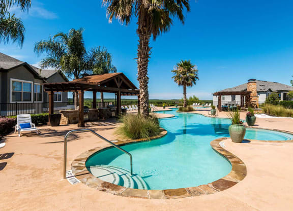 Glimmering Pool at Villages of Briggs Ranch, Texas