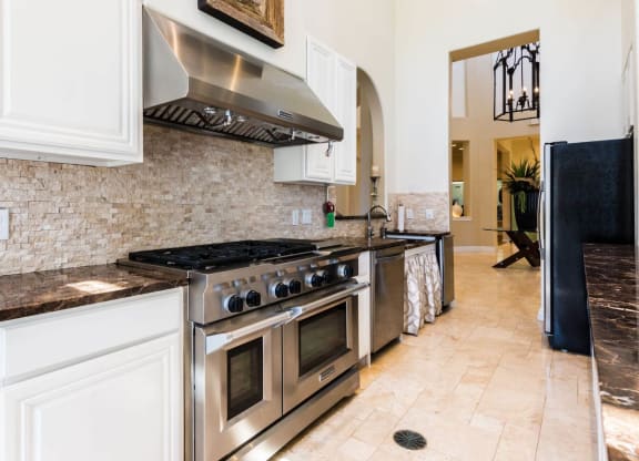 Efficient Appliances In Kitchen at Villages of Briggs Ranch, Texas