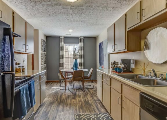 Kitchen gallerry at Bedford Commons Apartments & Heathermoor Apartments, Ohio