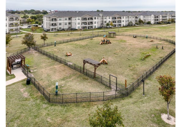 dog park at Park 3Eighty apartments