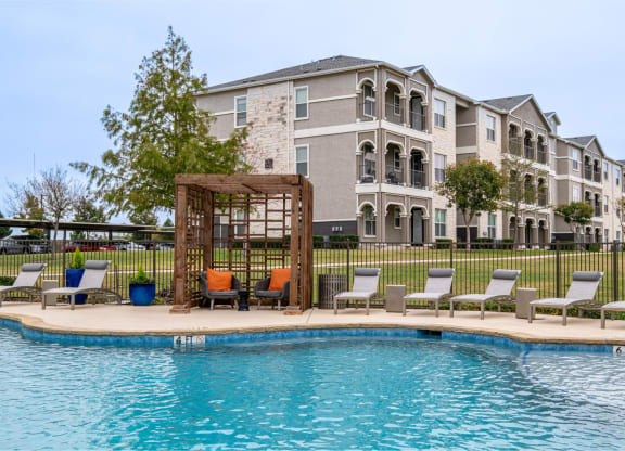 swimming pool at Park at 3Eighty apartments