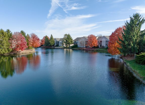 Perimeter Lakes apartments exterior lake view