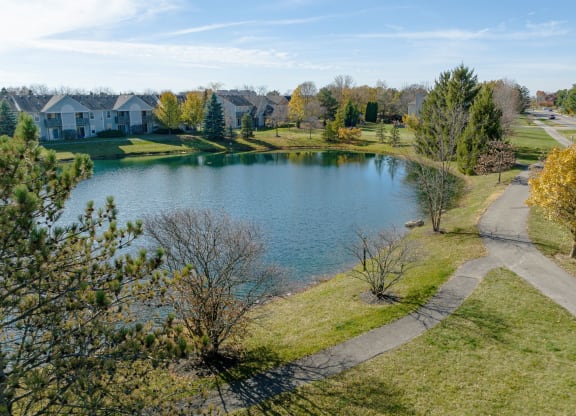 Perimeter Lakes apartments exterior lake view