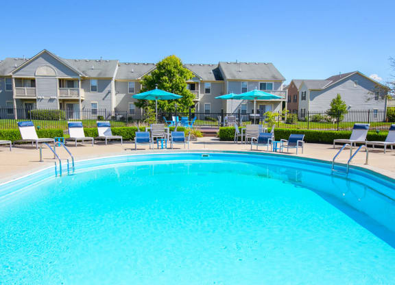 Pool View at Perimeter Lakes Apartments, Dublin, OH