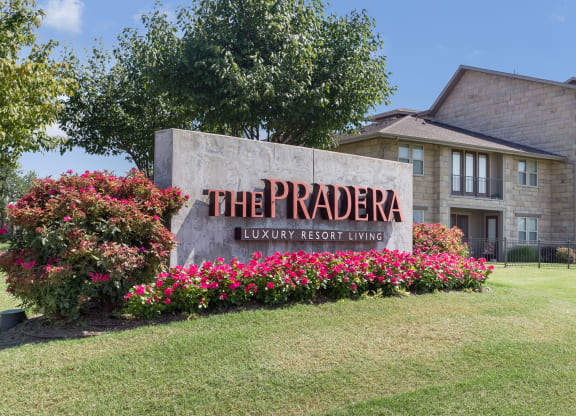 Welcoming Property Signage at The Pradera, Richardson, Texas