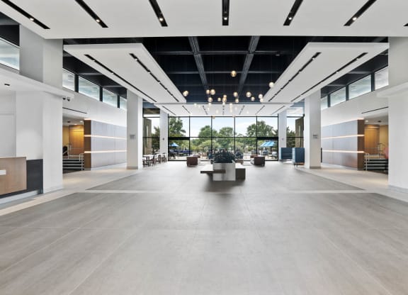 Skyline Towers apartments lobby