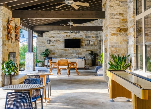 Terrastone Travesia apartments outdoor living area