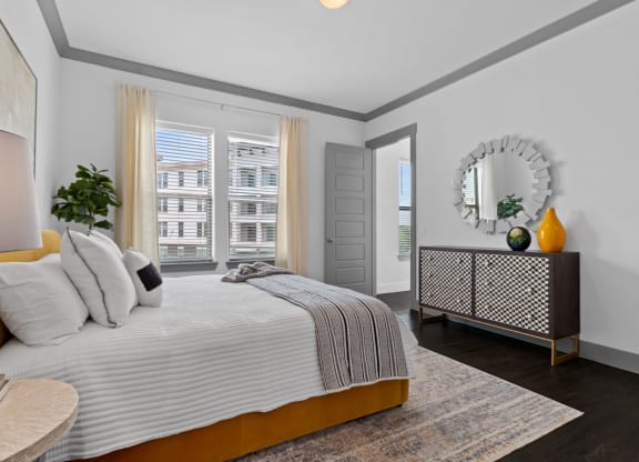 Bedroom decor at Reveal Skyline  at La Cantera, San Antonio, Texas