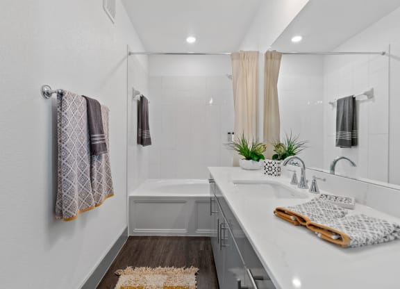 Bathroom interior at Reveal Skyline  at La Cantera, San Antonio, Texas