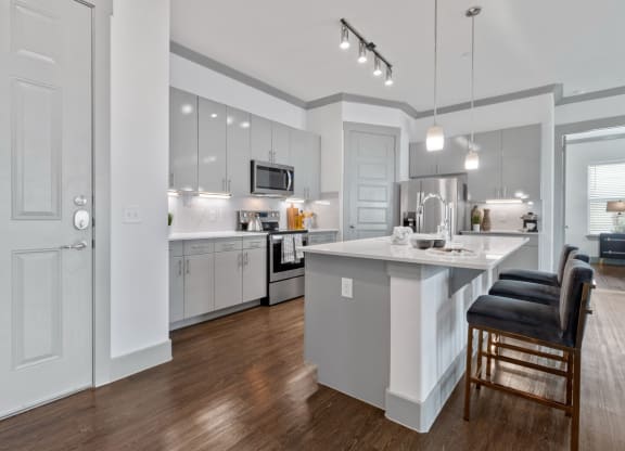 Living + Kitchen area1 at Reveal Skyline at La Cantera, San Antonio, TX, 78256