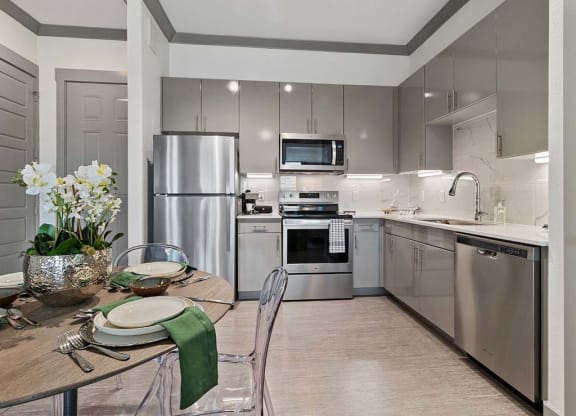 KITCHEN WITH DINING2 at Reveal Skyline  at La Cantera, San Antonio, 78256