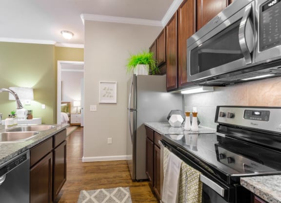 Kitchen gallery area at Park 3Eighty, Aubrey, TX, 76227