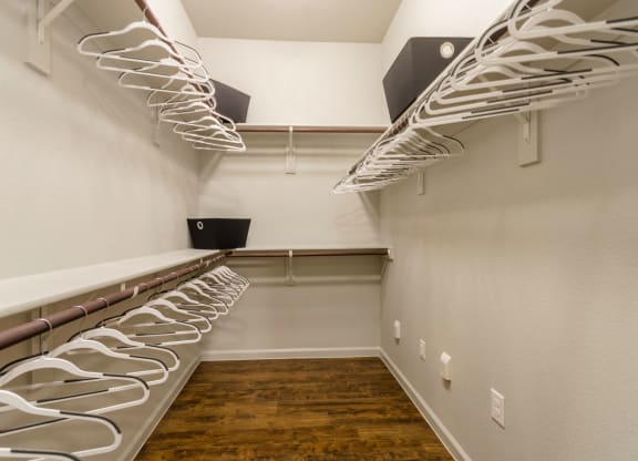 Closet area at Park 3Eighty, Texas