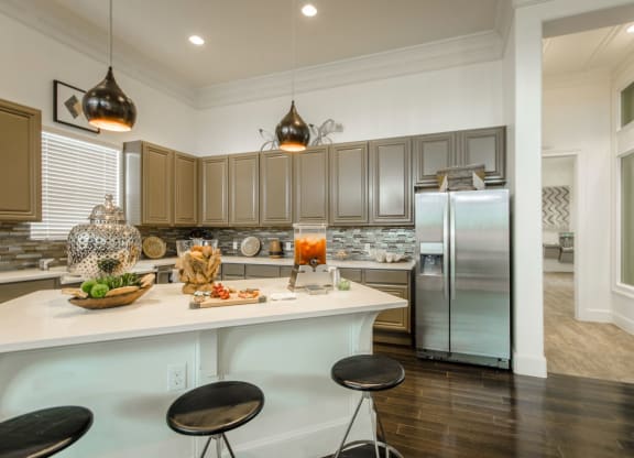 Kitchen full area at The Estates 3Eighty, Aubrey, Texas