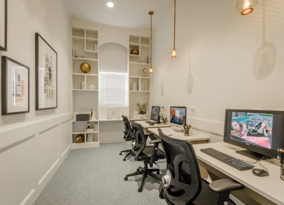 Office area at Park 3Eighty, Aubrey, TX, 76227