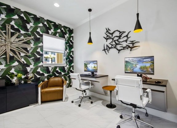 Office area atReveal at Bayside, Rowlett, 75088
