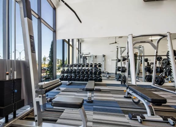 Fitness center3 at Reveal at Bayside, Rowlett, Texas