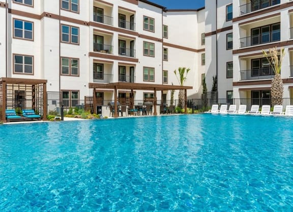 Cool Blue Swimming Pool at Berkshire Spring Creek, Garland, TX, 75044