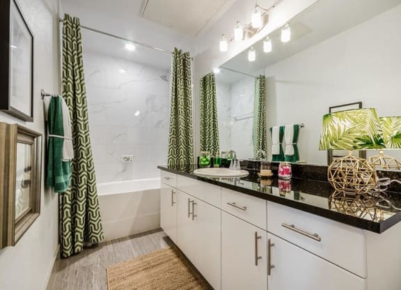 Bathroom With Bathtub at Berkshire Spring Creek, Garland, TX, 75044