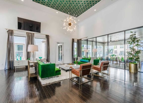 Club Room With Large Screen Tvs at Berkshire Spring Creek, Texas, 75044
