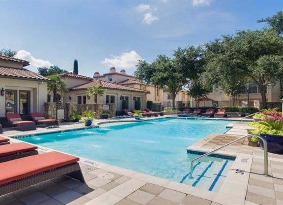 Resort Pool at Estancia Townhomes, Dallas, TX, 75248
