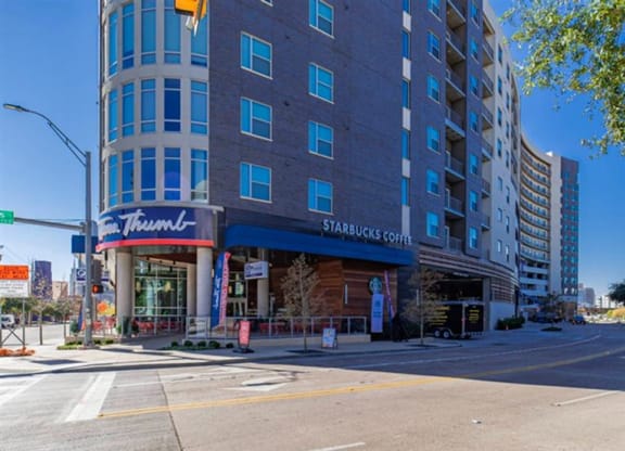exterior view of The Gabriella apartments