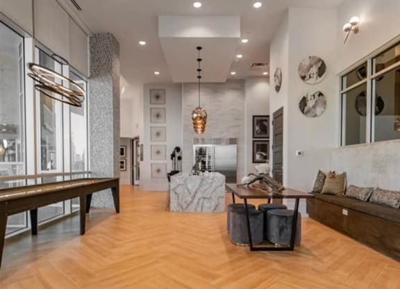 social area at The Gabriella apartments
