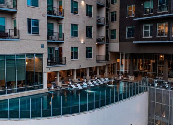 exterior view of The Gabriella apartments