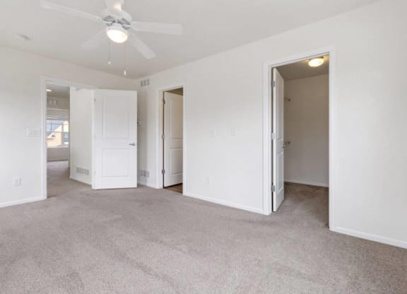 Bedroom With Closet at Belle Creek Commons, Henderson, CO, 80640