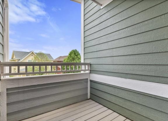 Large Balcony at Belle Creek Commons, Henderson, Colorado