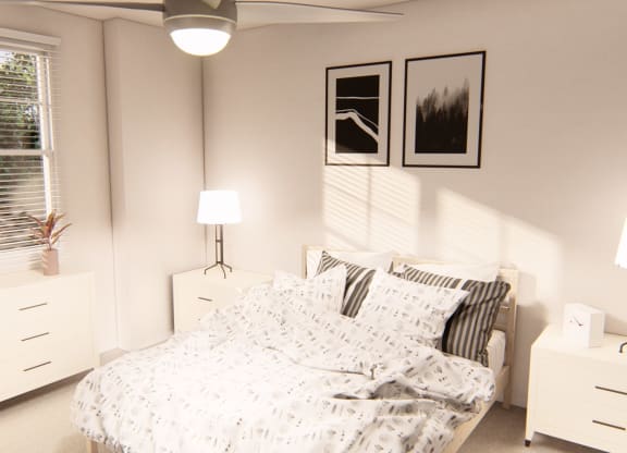 Spacious bright bedrooms at Brownstones at Palisade Park, Broomfield, CO,  80023
