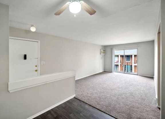 Spacious living room| affordable apartments near me in Southfield, MI