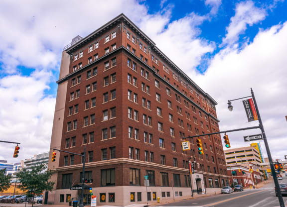 Exterior to building at Lofts at 5 Lyon, in downtown Grand Rapids, MI