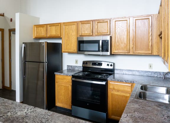Apartments with modern kitchens in Grand Rapids