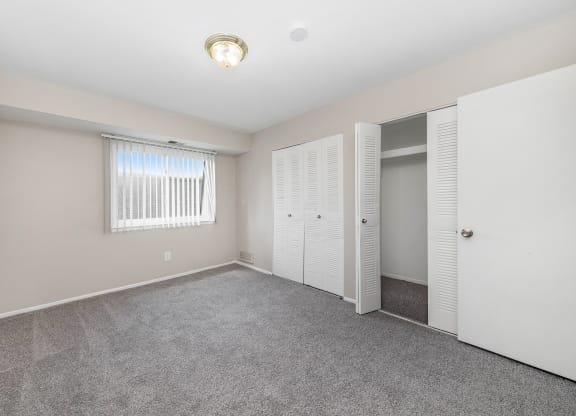 Room with closet space