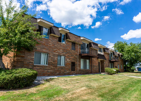 Apartment Building at Warren Woods Apartments in Warren, Michigan