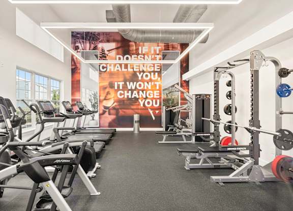 Apartment Fitness Center at Chestnut Hill Village Apartments, Philadelphia, 19118