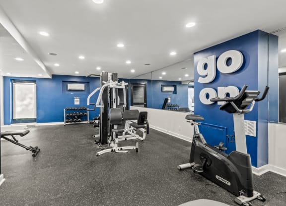 Modern Fitness Center at Rushwood Apartments, Pennsylvania