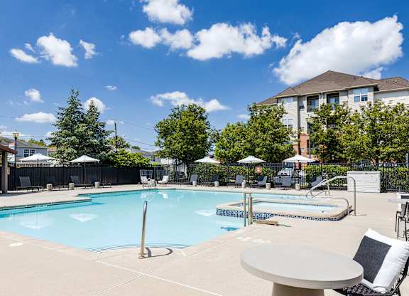 swimming at Bristol Station Apartments, New Jersey