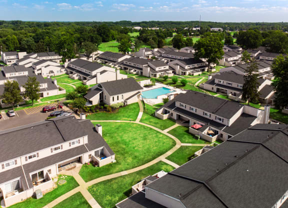 Aerial view of Townhomes at Townhomes at Gateway, Bensalem, PA, 19020