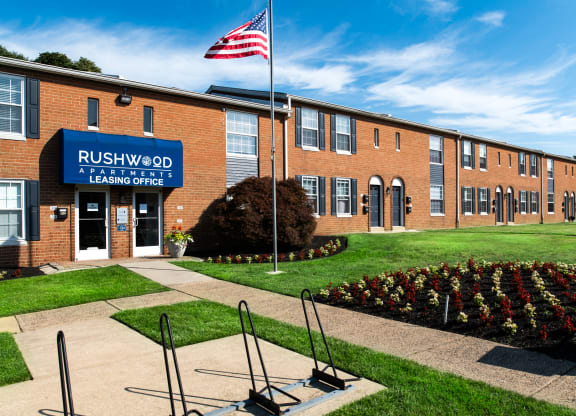 Leasing Center Exterior  at Rushwood Apartments, Philadelphia, PA