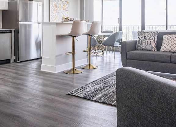 Living room area at PREMIER @ CITY LINE, Philadelphia, Pennsylvania