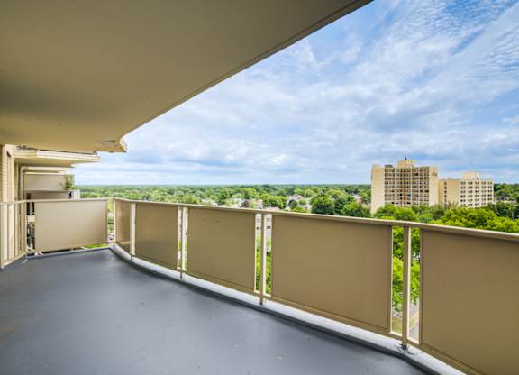 A balcony at Premier at Cherry Hill, Cherry Hill, NJ 08002