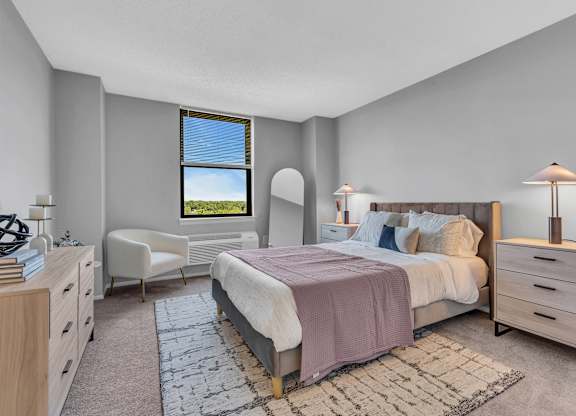 Master bedroom at PREMIER @ CITY LINE, Philadelphia, Pennsylvania