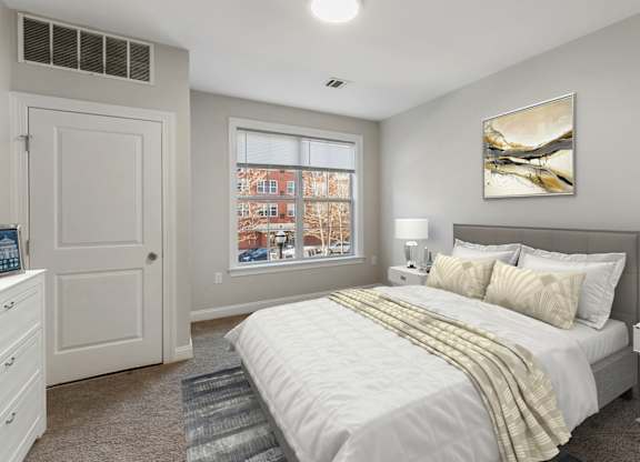 Bedroom at Park Square Apartments, Rahway