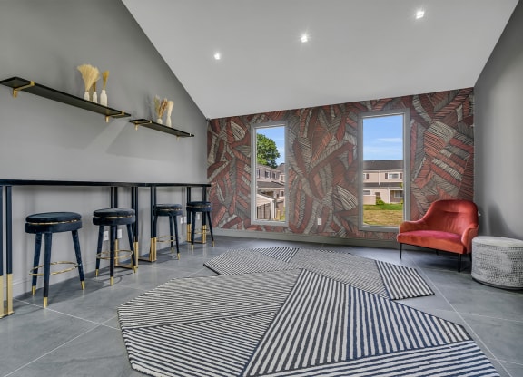 Lounge at Townhomes at Gateway, Pennsylvania