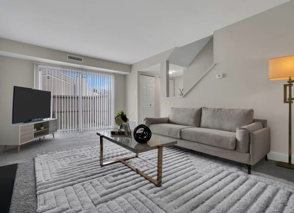 THG Living Room at Townhomes at Gateway, Bensalem, PA, 19020