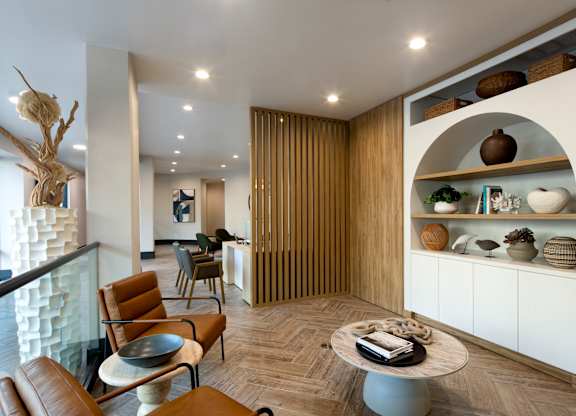Community Lounge at Accent Apartments, California