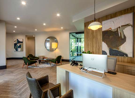 Leasing Office at Accent Apartments, Los Angeles, California